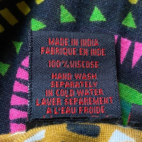 Aller Simplement Asymmetrical Boho Tank Dress Sz M - Picture 5 of 9